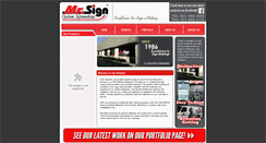 Desktop Screenshot of mistersign.com