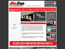 Tablet Screenshot of mistersign.com